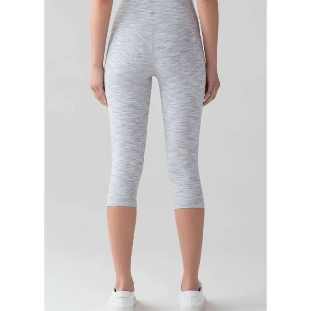 LULULEMON ATHLETICA Wunder Under Hi-Rise 1/2 Tight 'Luxtreme 17' Size 2 - Picture 5 of 5
